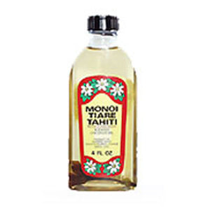 Monoi Tiare, Coconut Oil, Gardenia (Tiare) w/Sunscreen 4 Oz