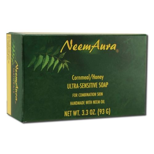 Neemaura, Ultra-Sensitive Soap, Cornmeal/Honey (Combo Skin) 1 Bar