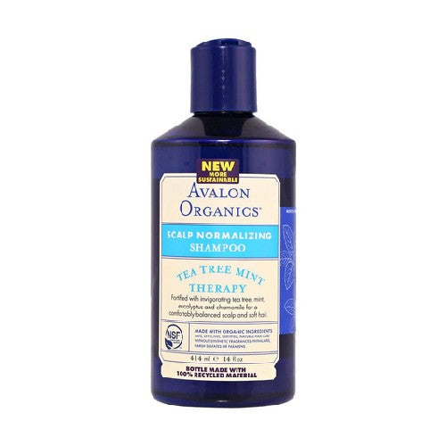 Avalon Organics, Scalp Normalizing Shampoo, Tea Tree Mint, 14 Oz
