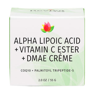 Reviva, Alpha Lipoic Acid, VitC Ester&DMAE Night Cream 2 Oz