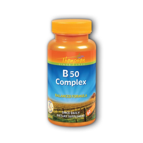Thompson, Vitamin B Complex, 50 mg 60 Caps