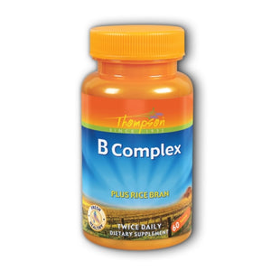 Thompson, Vitamin B Complex, WITH RICE BRAN, 60 TAB