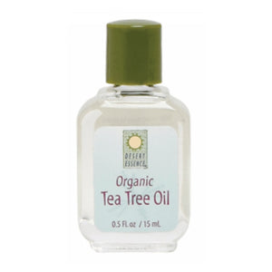 Desert Essence, 100% Organic Tea Tree Oil, 0.5 Oz