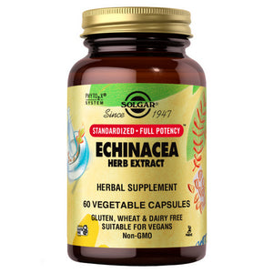 Solgar, SFP Echinacea Herb Extract Vegetable Capsules, 60 V Caps