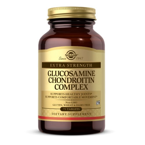 Solgar, Extra Strength Glucosamine Chondroitin Complex Tablets, 75 Tabs