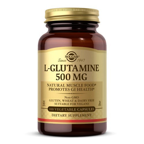 Solgar, L-Glutamine, 500 mg, 100 V Caps