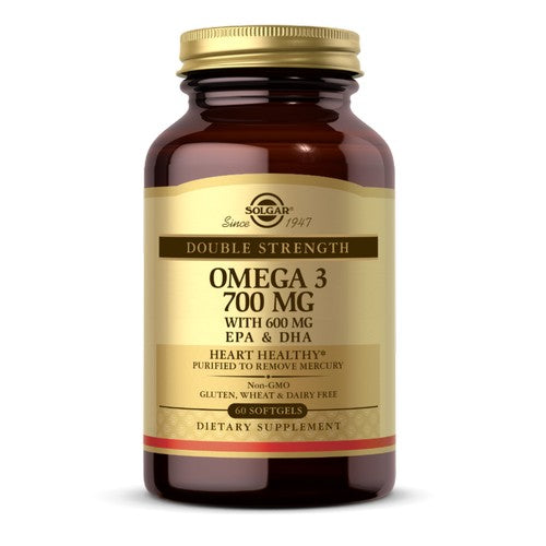 Solgar, Double Strength Omega-3, 700 mg, 60 S Gels