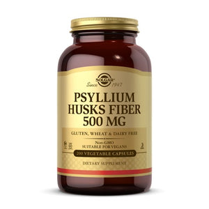 Solgar, Psyllium Husks Fiber, 500 mg, 200 V Caps