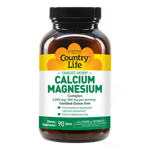 Country Life, Target-Mins Calcium Magnesium, 90 Tabs