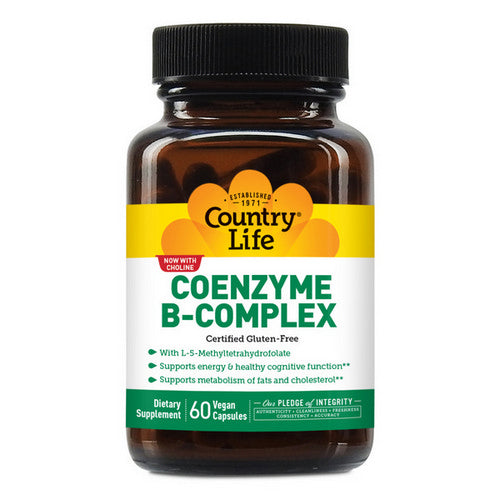 Country Life, Coenzyme B-Complex Vegetarian, 60 Caps