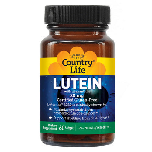 Country Life, Lutein, 20 MG, 60 Softgels
