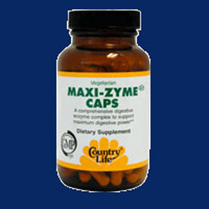 Country Life, Maxi-Zyme, 120 Caps