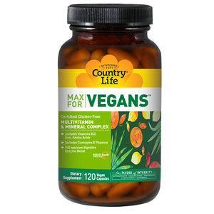 Country Life, Vegetarian Support, 120 Tabs