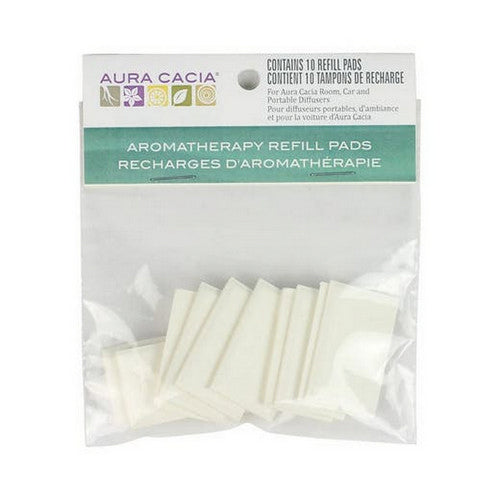 Aura Cacia, Aromatherapy Car Diffuser, Replace Filter, 10 Pack