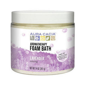 Aura Cacia, Aromatherapy Foam Bath, Lavender 14 oz