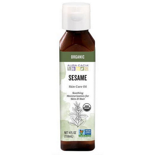 Aura Cacia, Organics Skin Care, Sesame 4 fl oz