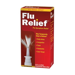 NatraBio, Flu Relief Nasal Spray, 0.8 Fl Oz