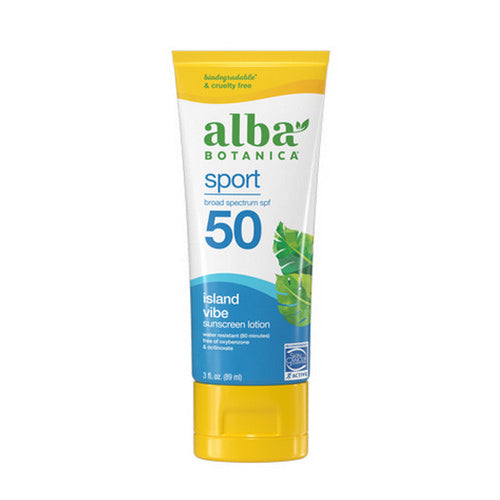 Alba Botanica, Sunscreen Sport, 3 Oz (SPF 45)
