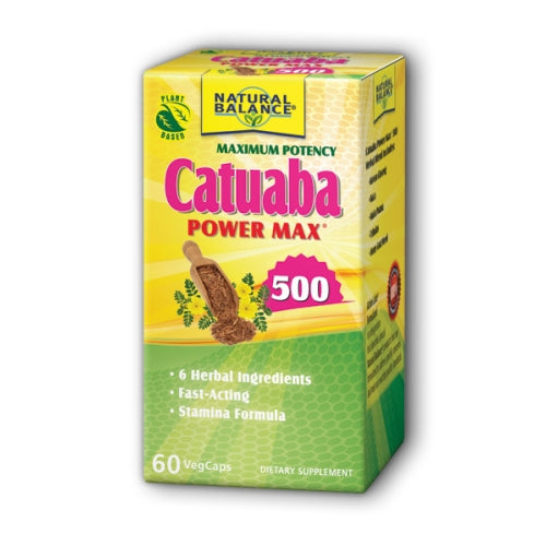 Natural Balance (Formerly known as Trimedica), Catuaba Power Max, 500 mg, 60 Caps