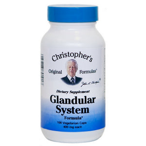 Dr. Christophers Formulas, Glandular System Formula, 100 Vegicaps
