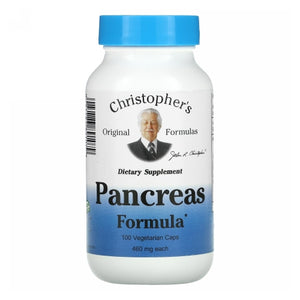 Dr. Christophers Formulas, Pancreas Formula, 100 Vegicaps