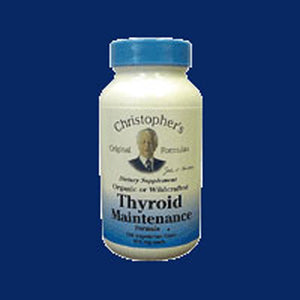 Dr. Christophers Formulas, Thyroid Maintenance, 100 Vegicaps