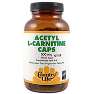 Country Life, Acetyl L-carnitine, 500 mg, 60 Caps