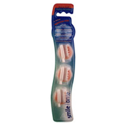 Smile Brite, Replacement Heads, Natural Double-Tip X-Soft 3 heads