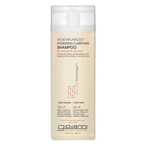 Giovanni Cosmetics, Shampoo 50/50 Balanced, 8.5 OZ