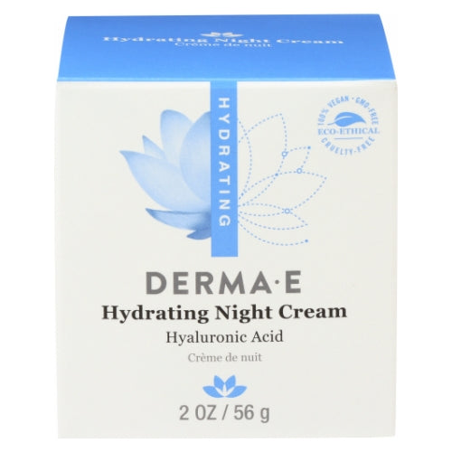 Derma e, Hyaluronic Acid Night Creme Intensive Rehydrating Formula, 2OZ