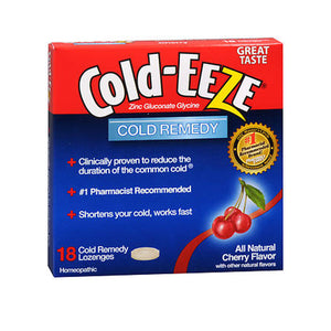 Cold-Eeze, Cold-Eeze Homeopathic, Non-Sedating Lozenges, Cherry, 18 Pc