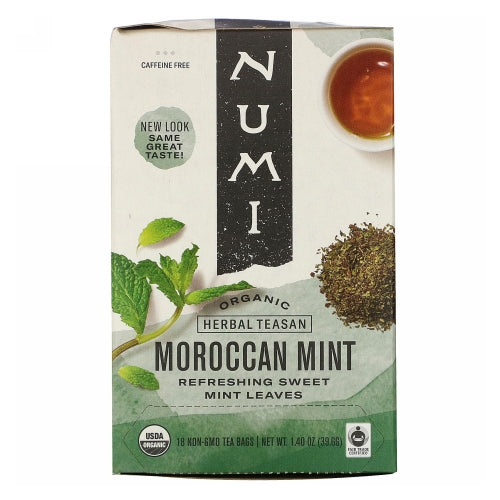 Numi Tea, Organic Tea, Moroccan Mint 18 BAG