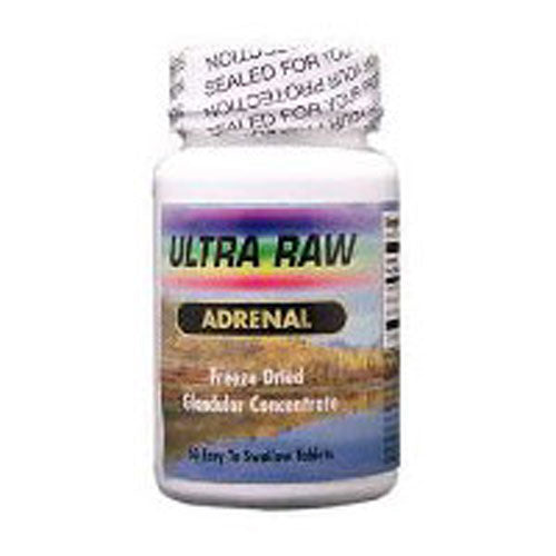Ultra Glandulars, RAW ADRENAL, 200 mg, Tab 60