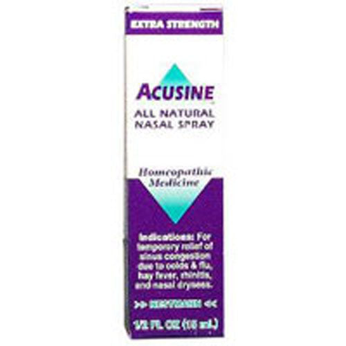 Acusine, Nasal Spray Homeopathic, 0.5 Oz