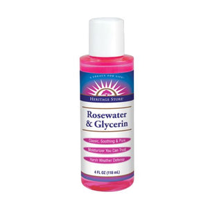 Heritage Store, Rosewater & Glycerin, 4OZ