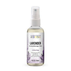Aura Cacia, Aromatherapy Mist, Lavender 4 oz