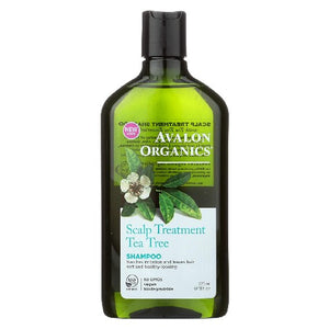Avalon Organics, Shampoo Tea Tree Scalp Treatment, 11 fl oz