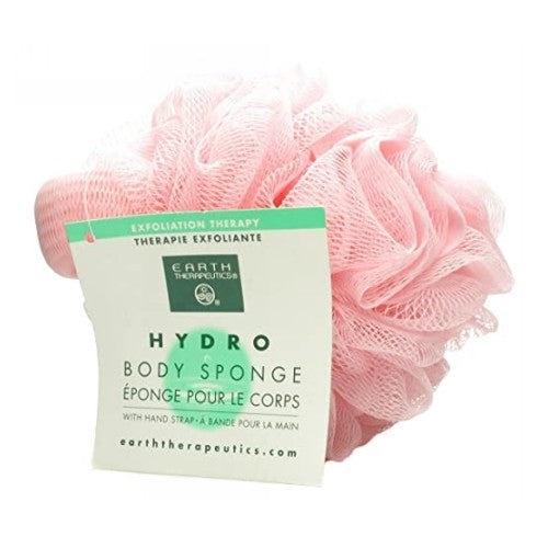 Earth Therapeutics, Hydro Body Sponge with Hand Strap, Pink 1 EACH