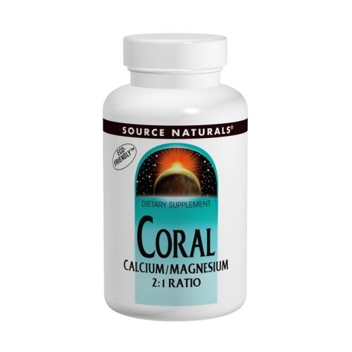 Source Naturals, Coral Calcium, W/magnesium Capsules 90 Caps