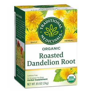 Traditional Medicinals, Organic Roasted Dandelion Root Tea, 16 Bags