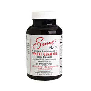 Sonne Products, Wheat Germ Oil #3, 120 Cap
