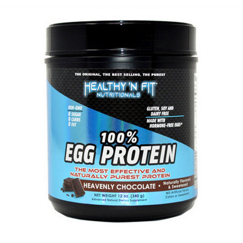 Healthy 'n Fit, Egg Protein 100%, CHOCOLATE, 12 OZ