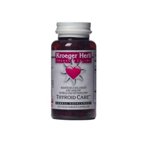 Kroeger Herb, Thyroid Care - Metabolizer, 100 VCap