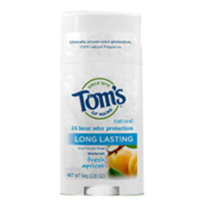 Tom's Of Maine, Deodorant Stick, Long Lasting Apricot 2.25 oz