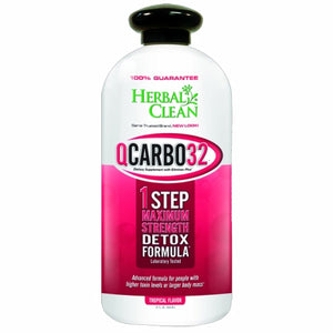 BNG Enterprises/Herbal Clean, QCarbo Fast Cleansing Drink Tropical, 32 OZ