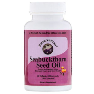 Balanceuticals, Seabuckthorn Seed Oil, EA 1/60 SFTGL