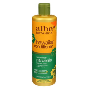 Alba Botanica, Hawaiian Hair Conditioner, GARDENIA HYDRATED , 12 OZ