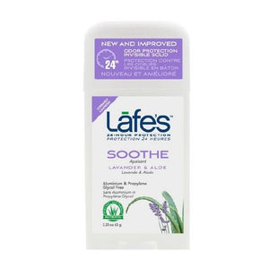 Lafes Natural Body Care, Twist Stick Deodorant Soothe, 2.5 Oz