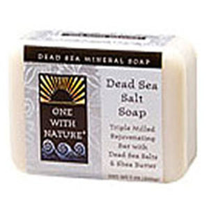 One with Nature, Dead Sea Salt Soap Bar, DEAD SEA SALT, 7 OZ
