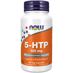 Now Foods, 5-HTP, 100 mg, 60 Vcaps